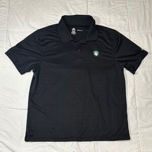 Adidas Climalite Celtics Black Polo Shirt